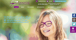 Desktop Screenshot of janisseortho.com